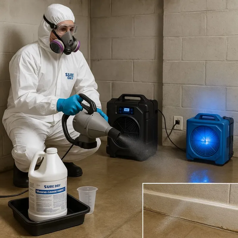 Sanitization and Odor Removal process in West Rancho Dominguez, CA