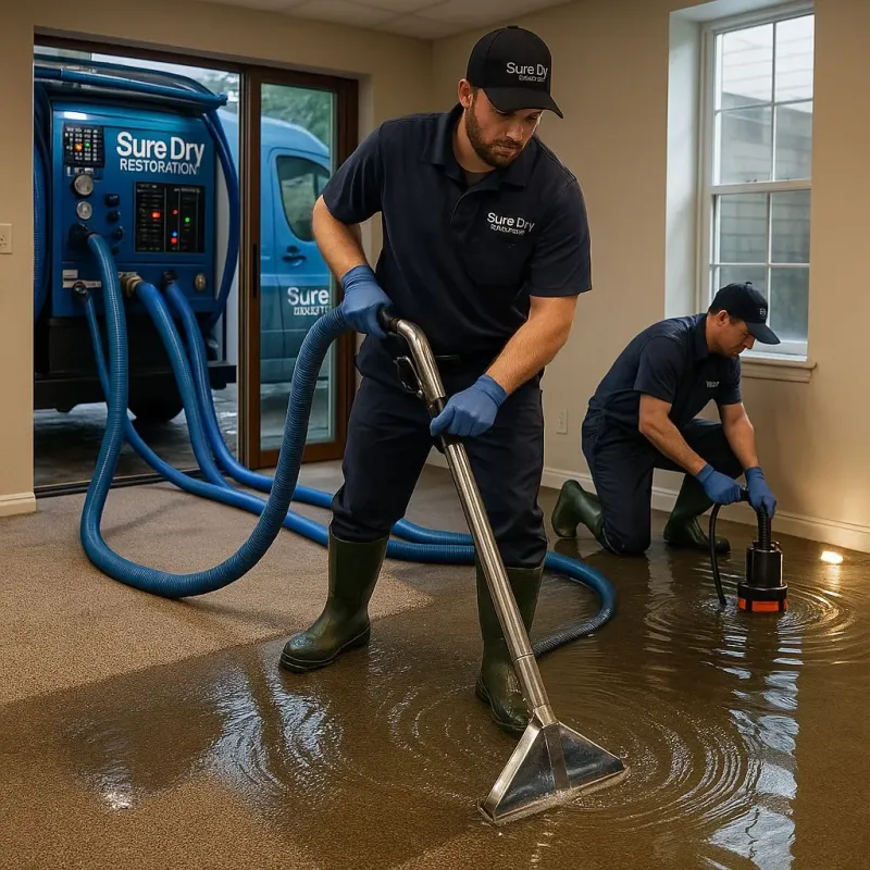 Water Extraction and Removal process in West Rancho Dominguez, CA
